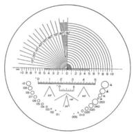 Nagyító lencse, skálázott mérőlencse 23mm Eschenbach 11547 nagyítóhoz 115203