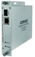 Media Converter, 100Mbps/1Gbps Multirate Support, 1 SFP Port + 1 RJ-45 Copper Port (SFP Sold Seperatley)Network Media Converters