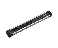 CONNECTUS 6xCEE7/3 1xswitch power, 2,0m, CEE7/7 Connectus, 6 AC outlet(s), Grey, 2 m, 72 mm, 568 mm, 49 mm Überspannungsschutz