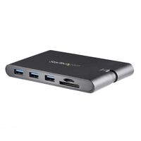 Usb C Multiport Adapter - Usb Type-C Mini Dock With Hdmi 4K Or Vga 1080P Video - 100W Power Delivery Passthrough, 3-Port Usb 3.0 Hub, Gbe,