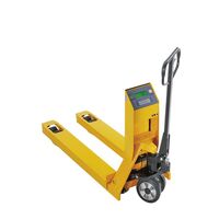 Pallet truck with precision scale