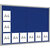 Vitrina BASIC, para 18 x DIN A4, azul genciana.