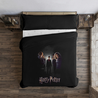 FUNDA NÓRDICA MICROSATÉN MODELO DUMBLEDORES ARMY PARA CAMA DE 120 (200X200 CM.)