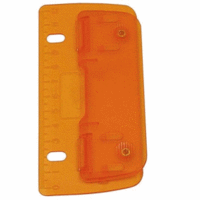 Taschenlocher 8cm Kunststoff orange