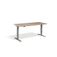 Adjustable height desk with dual motor