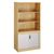 Combination bookcase and tambour units
