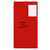 Tableau Affichage-Ecriture Verre Magnet 60x120cm Rouge