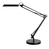 Lampada da tavolo Swingo - a led - con base e morsetto - 44 x 34,5 x 13,5 cm - 10 W - nero - Unilux