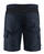 Industrie Shorts Stretch 1446 dunkel marineblau/schwarz - Rückseite