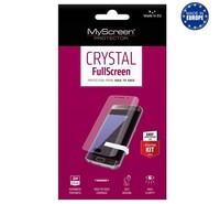 MYSCREEN CRYSTAL FULLSCREEN képernyővédő fólia (íves, öntapadó PET, nem visszaszedhető, 0.15mm, 3H) ÁTLÁTSZÓ [Honor 7x]