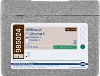 Tests en cuvette ronde NANOCOLOR® Chrome Plage de mesure 0,05-2,00 mg/l Cr(VI) 0,005-0,500 mg/l Cr(VI) 0,1-4,0 mg/l CrO4