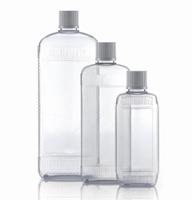 500 ml Square bottle PVC clear without screw cap