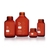 Laborglasflasche 250 ml braun DURAN® GLS 80 Weithals ohne Schraubkappe und Ausgießring