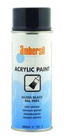 AMBERSIL ACRYLIC PAINT GLOSS BLACK RAL 9005 400 MLT 20182