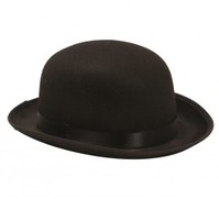 Sombrero Bombín negro T.Universal