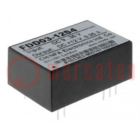 Converter: DC/DC; 3W; Uin: 9÷36V; Uout: 12VDC; Iout: 250mA