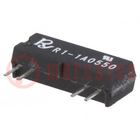 Relay: reed switch; SPST-NO; Ucoil: 5VDC; 1A; max.250VDC; 10VA; 50mW