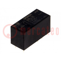 Relay: electromagnetic; DPDT; Ucoil: 5VDC; Icontacts max: 8A; PCB