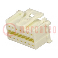 Connector: wire-board; plug; female; PIN: 14; MicroClasp; Pitch: 2mm