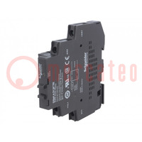 Relay: solid state; Ucntrl: 90÷140VAC; 12A; 48÷600VAC; SSM; 1-phase