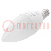 Lampe LED; blanc ambiant; E14; 230VAC; 250lm; P: 3,2W; 2700K