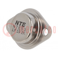 Transistor: NPN; bipolaire; 400V; 15A; 100W; TO3