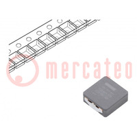 Dławik: drutowy; SMD; 10uH; 10,9A; 25,4mΩ; ±20%; 10,7x10x4mm; ETQP4M