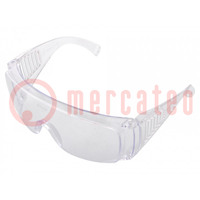 Gafas protectoras; Lente: transparente; Clase de protección: F