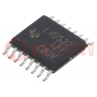 IC: interface; line receiver; 100Mbps; 3÷3.6VDC; LVDS; SMD; TSSOP16