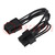 Cable: mains; PCIe 6pin male,PCIe 8pin female; 0.15m