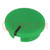 Calotta; ABS; verde; ad inserto; Indicatore: nero; rotondo