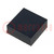 Self-adhesive foot; black; rubber; Y: 12mm; X: 12mm; Z: 5mm