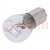 Filament lamp: automotive; BAY15D SBC; transparent; 24V; 21/5W