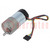 Motor: DC; with gearbox; 24VDC; 3A; Shaft: D spring; 79rpm; 131.25: 1