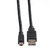 ROLINE USB 2.0 Cable, A - 5-Pin Mini, M/M, black, 0.8 m