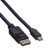 ROLINE DisplayPort Cable, DP - Mini DP, M/M, black, 1 m