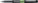 Tintenroller Greenball, mit Kappe, umweltfreundlich, nachfüllbar, 0.7mm (M), Schwarz