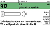 Zylinderschraube DIN 912 Innen-6kt VG M1