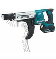 Makita Akku-Magazinschrauber 18V, 45-75 mm, 2x Akku, Ladegerät, Zubehör, Transportkoffer