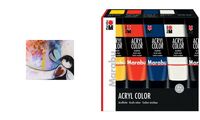 Marabu Acrylfarbe "AcrylColor", Starter Set 5 x 100 ml (57201176)