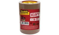3M Scotch Verpackungsklebeband HEAVY, 50 mm x 66 m, braun (9005064)