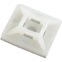 Produktbild zu Zoccolo adesivo per fascette cablaggio 3.6 mm con adesivo speciale base acrilica
