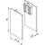 Skizze zu SOLIDO 80/HELM takarósapka készlet H/G előlaphoz egyoldalas falra, ezüst