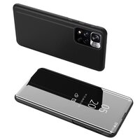 1_Clear View Case Cover für Realme C33 Flipcover schwarz