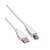VALUE Kábel USB 2.0, A - B, M/M, 0,8m, fehér