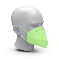 Artikelbild Masque respiratoire "Multi" FFP2 NR, kit de 10, noir, vert clair