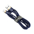 CABLE DE CARGA/DATOS USB BASEUS CAFULE PARA LIGHTNING 2.4A 1M, DORADO-AZUL