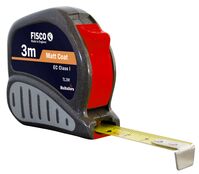 Fisco TL3M Flexómetro clase I con caja ABS con empuñadura de goma TRI-LOK (3x13)
