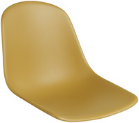Sitzschale Emeo ohne Armlehne; 45x50x42 cm (BxTxH); senf; 2 Stk/Pck