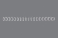 Drahtbinderücken WireBind, A4, Nr. 7, 11 mm, 100 Stück, weiß